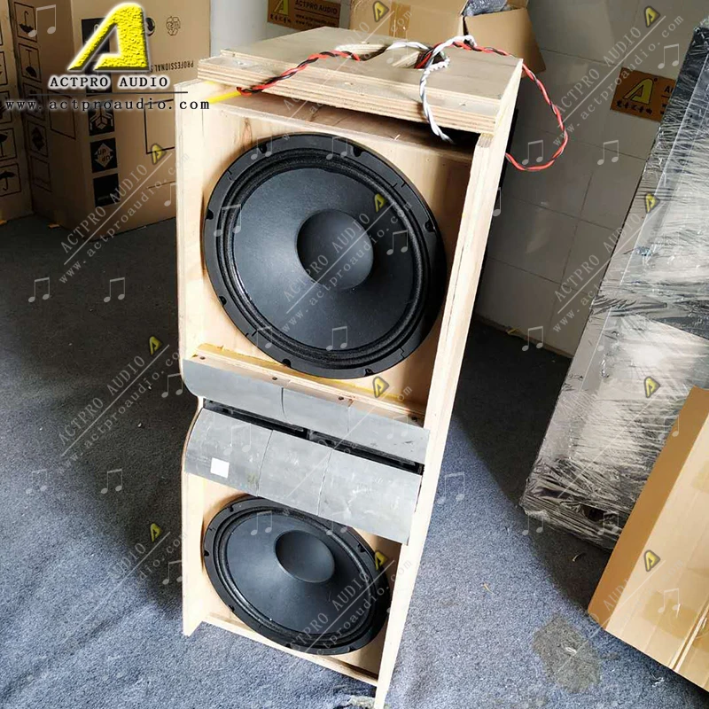 passive active daul 12 inch line array speaker class-D amplifier module active line array 110W Power self powered line array