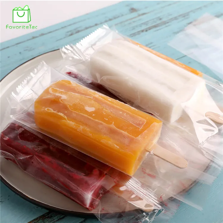 Food grade popsicle plastic packaging ice cream popsicle packaging bag