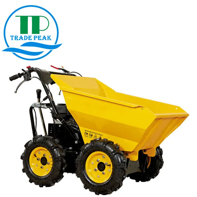 Powered Barrow 4.8KW All Terrain Heavy Duty 300Kg Load Capacity Gasoline Engine Powered Small Barrow