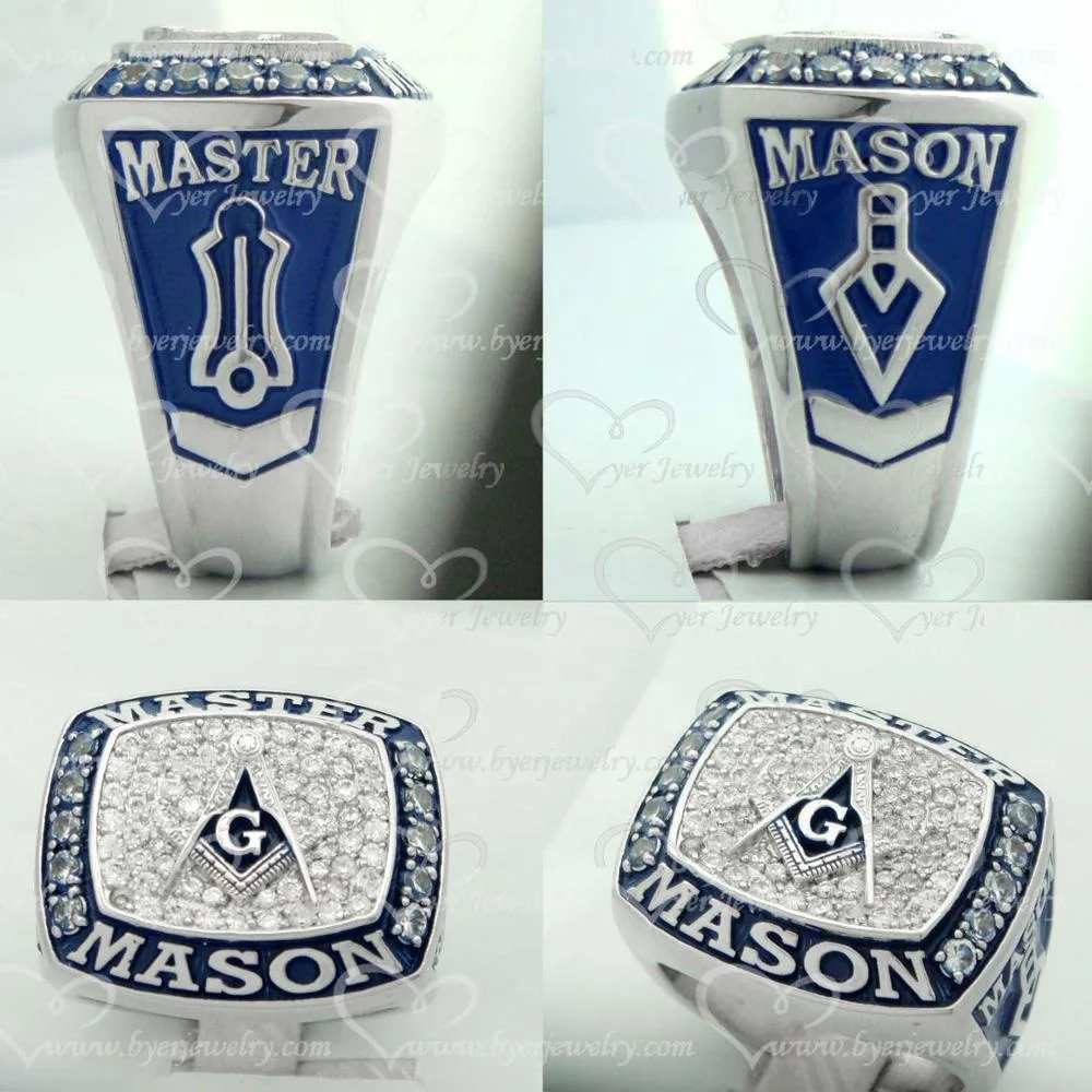 unique master mason Masonic championship rings knight templar masonic rings