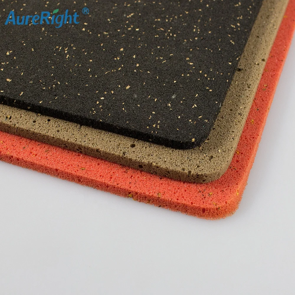 Black Thin Recycled Foam Padding Sheets for Shoe Soles