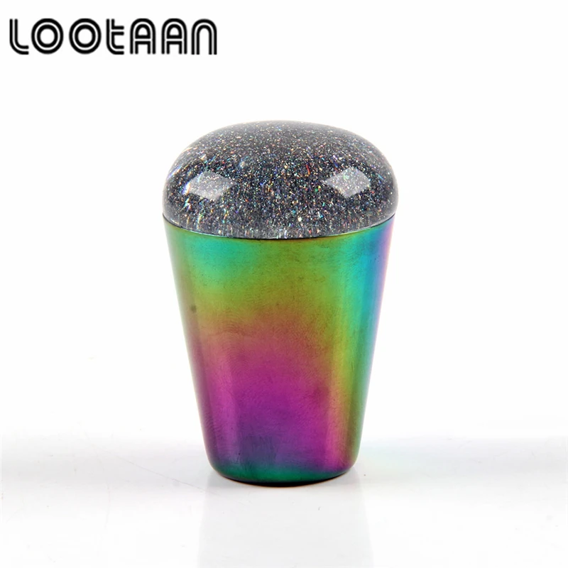 
LOOTAAN 2021 New Design Holo Acrylic Nail Art Brush Flat Brochas 100% Pure Kolinsky Color Nail Brushes Set With Rainbow Box 