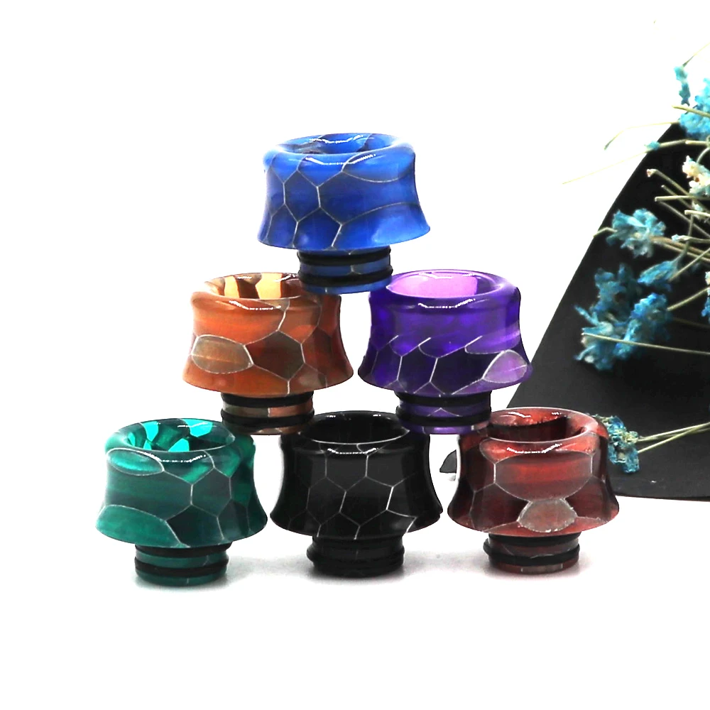 
Lovekeke-006 slim waist 510 snake resin drip tip for smoke electric vape mods RDTA RTA TANK 