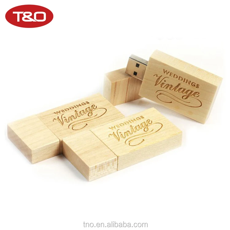 Promotional Custom Wood USB Flash Drive 8gb 16gb 32gb 64gb USB Flash Memory Pen Driver