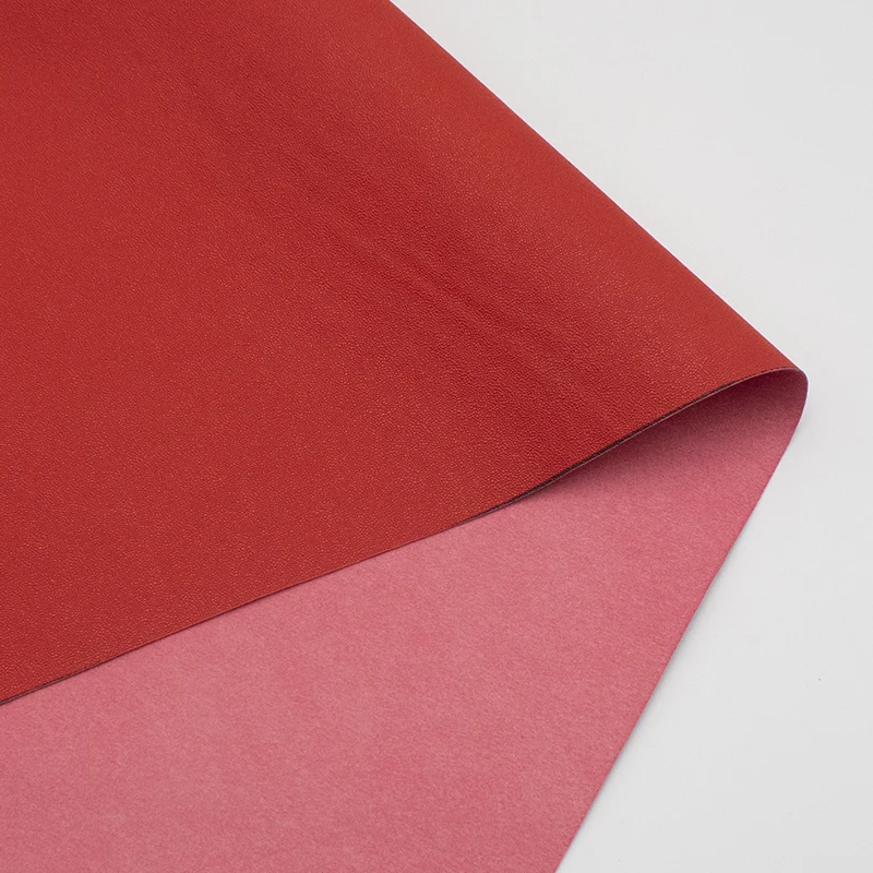 Guangzhou shaped grain embossed pu artificial leather for luggage packaging