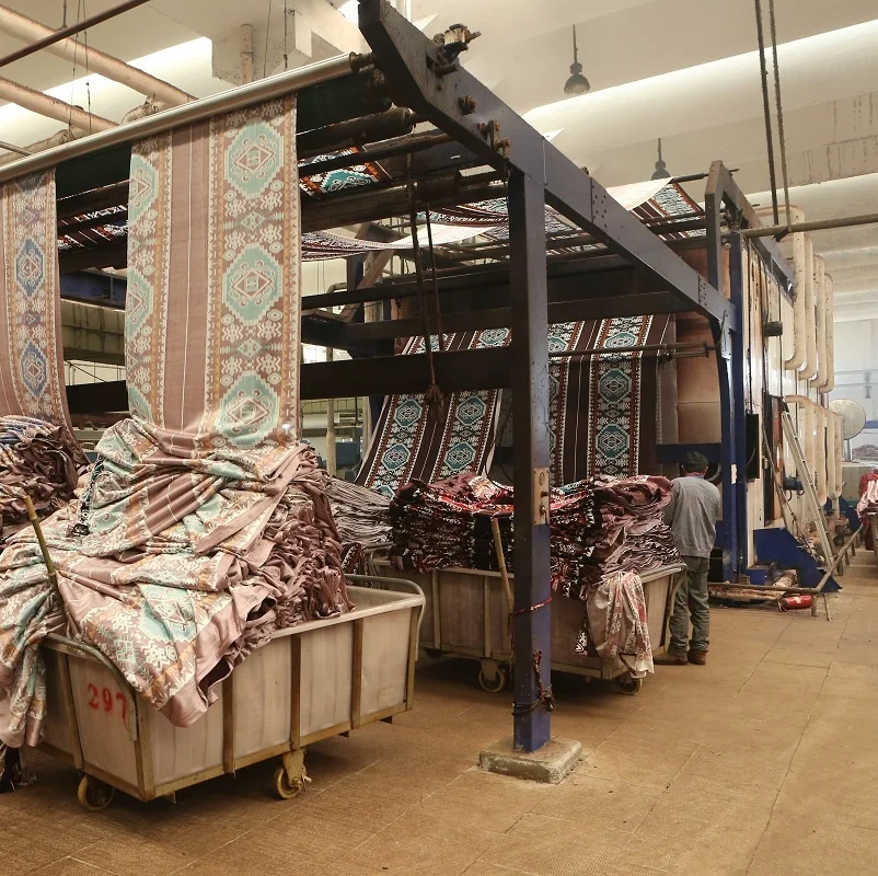 Factory price Cambodia style cheap 100 shiny polyester suede fabric