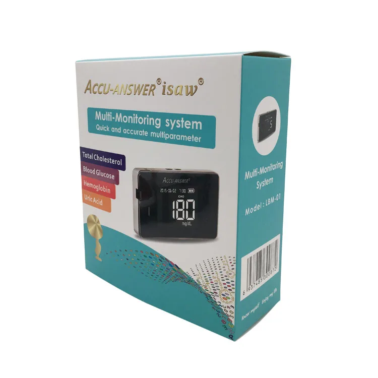 portable hemoglobin glucose meter test kit machine glucose acid cholesterol hb meter