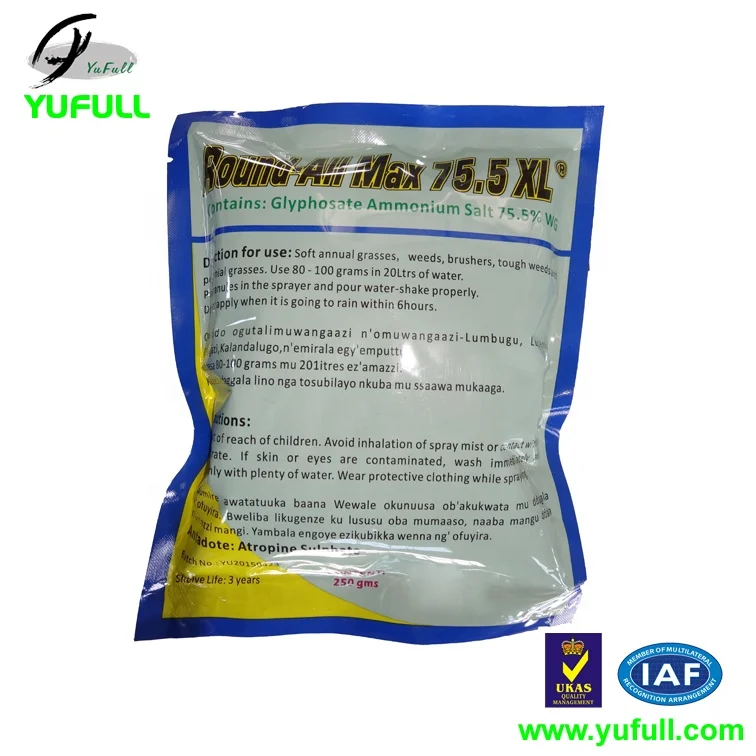High effect Non selective herbicide liquid granule  Glyphosate 360g/l SL Weedskiller 41% SL Glyphosate 480g/l SL