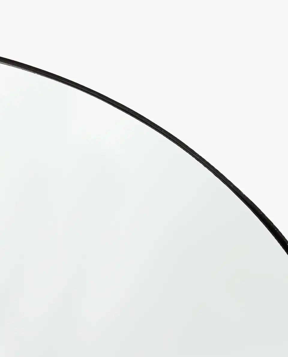 Modern nordic decorative large metal frame wall round mirror for sales mirror supplier in Ningbo