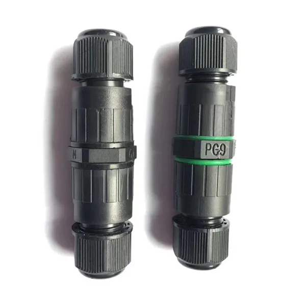 Ip68 2Pin 3Pin перегородка Водонепроницаемая электрическая светодиодная подсветка пластиковый кабель соединитель