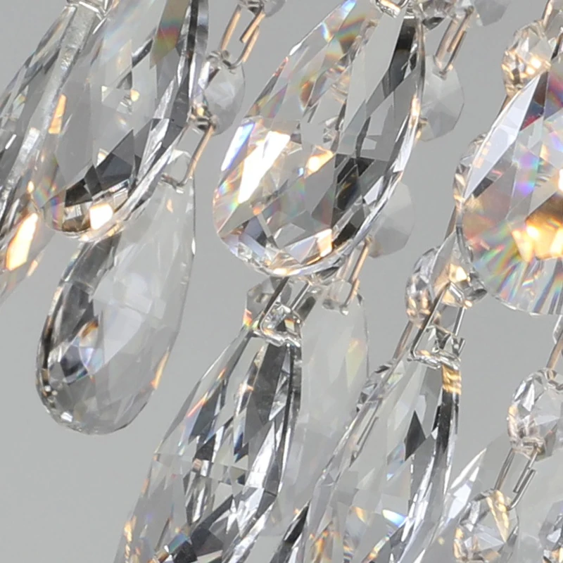 2022 hot sale high quality clear small crystal antique european style chandelier ceiling lamp