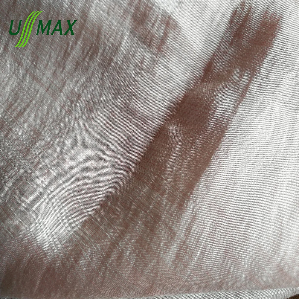 Thin and transparent Nylon lyocell stripe poplin for dress shirt and summer fashion Fabric