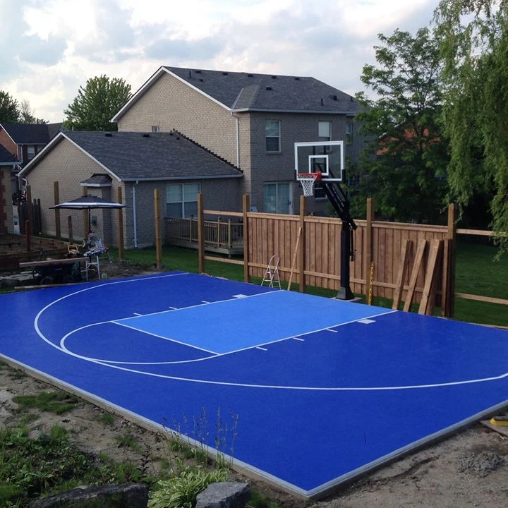 Multi sport court flooring material