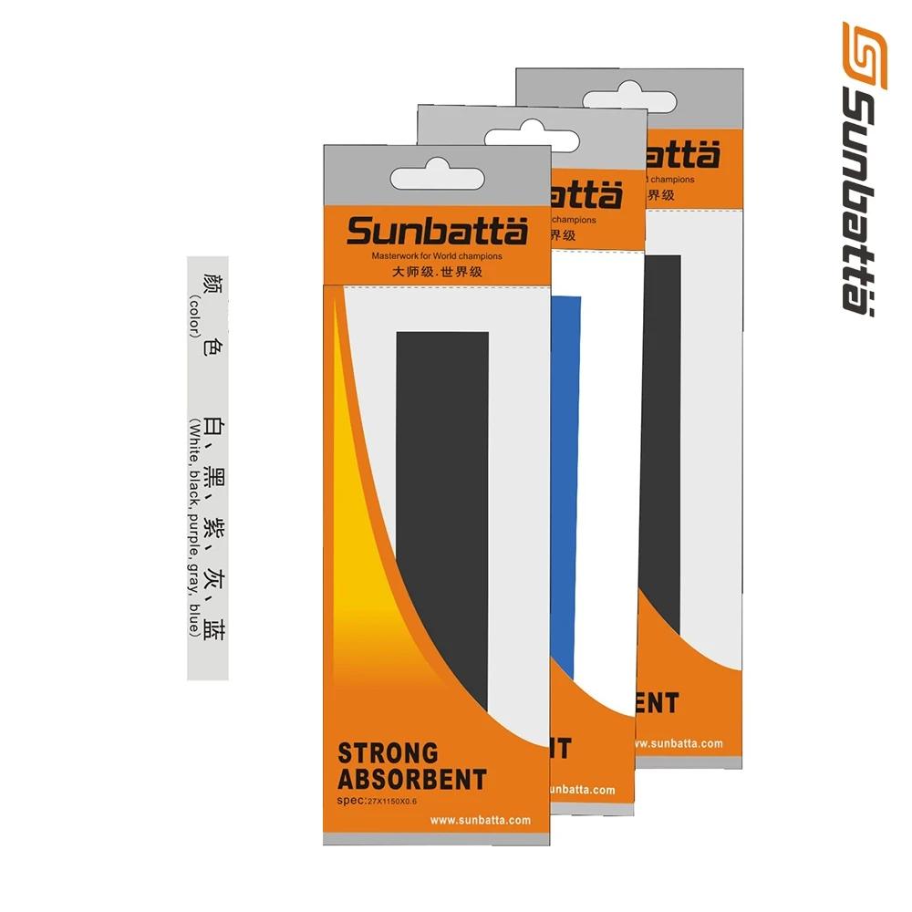 
Sunbatta overgrips tape wholesale PU leather badminton overgrips mixed color badminton racket 