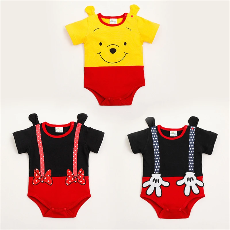 anime baby clothes cartoon romper organic cotton baby bodysuit new born clothes