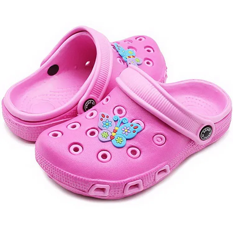 
Beautiful Popular Style Pink Purple Children Clogs 