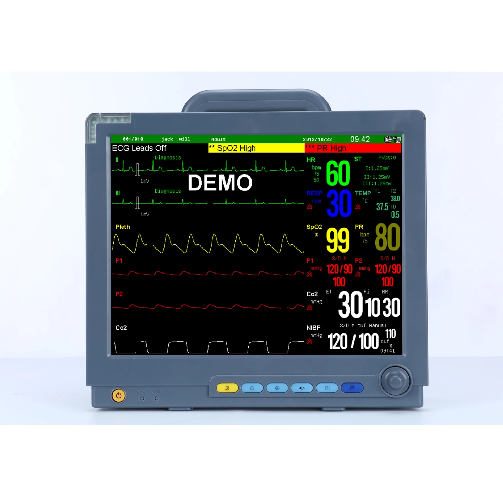Meditech Sinnor 15 inch full split parameter board
