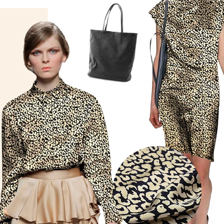 
Custom popula beautiful printed floral satin silk fabric 