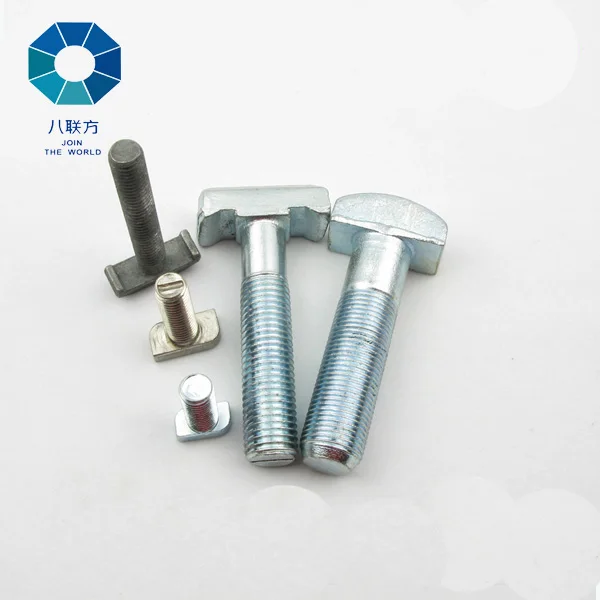 Stainless Steel Fasteners Customized Square Head T Bolt