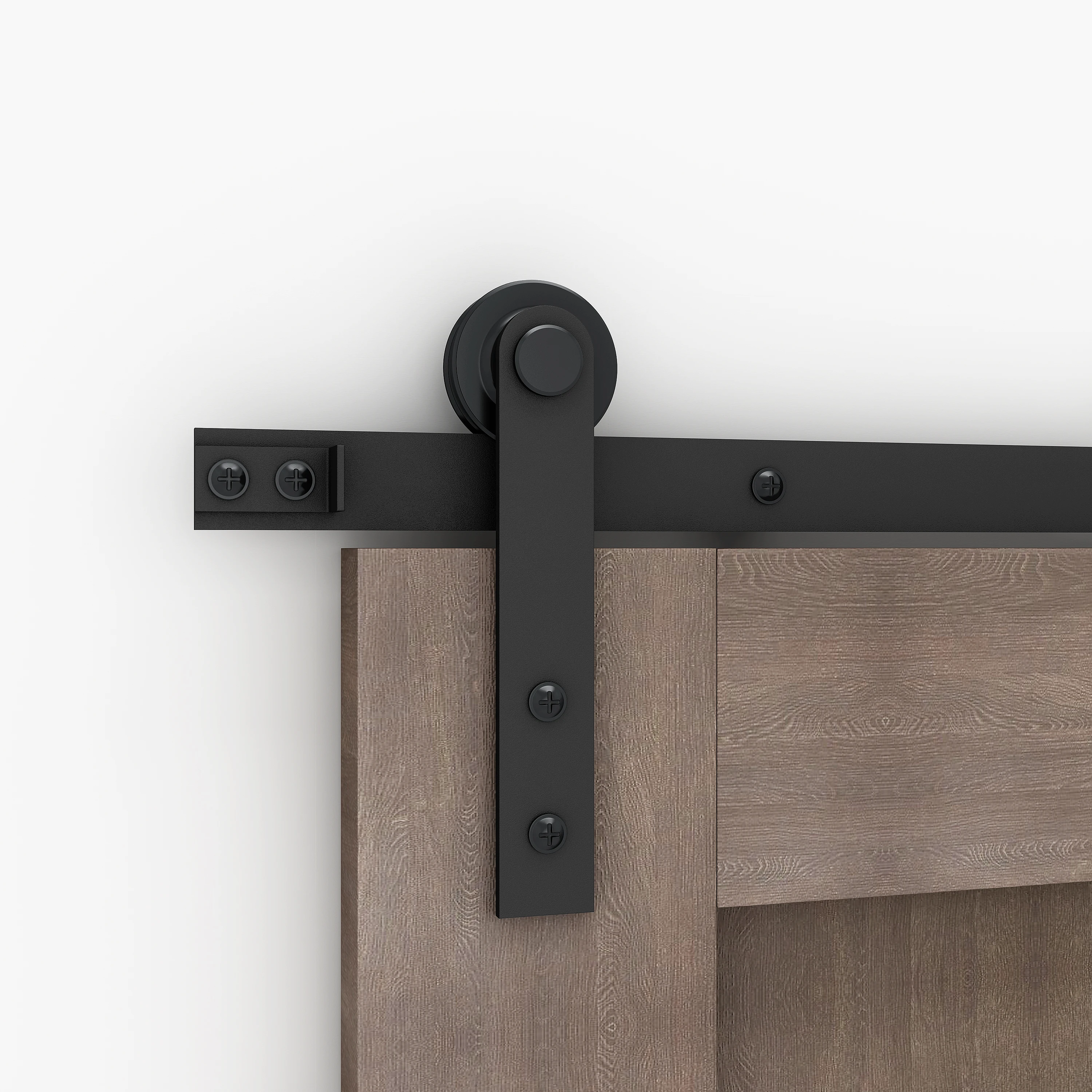 
Mini Barn Door Hardware Wooden Cabinet Black Small Sliding Barn Door Track Kit 