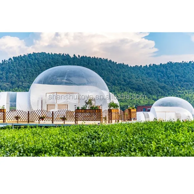 Outdoor igloo dome bubble tent / Inflatable Transparent Bubble House/ Inflatable Hotel Lodge Tent for sale