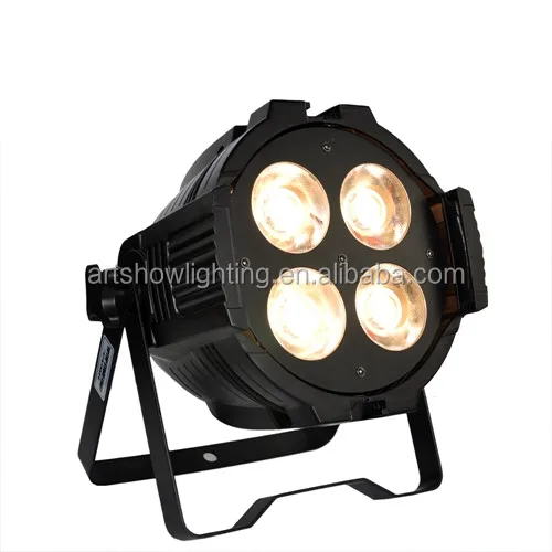 4x50W Warm White Cool White 2in1 200W Cob LED  Par Wash Stage Studio DMX Light