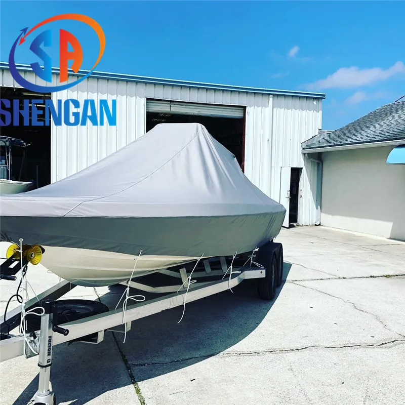 2019 New IN 600D oxford Universal waterproof boat cover fishing, Ski, Bass, Tri Hull runabout customized