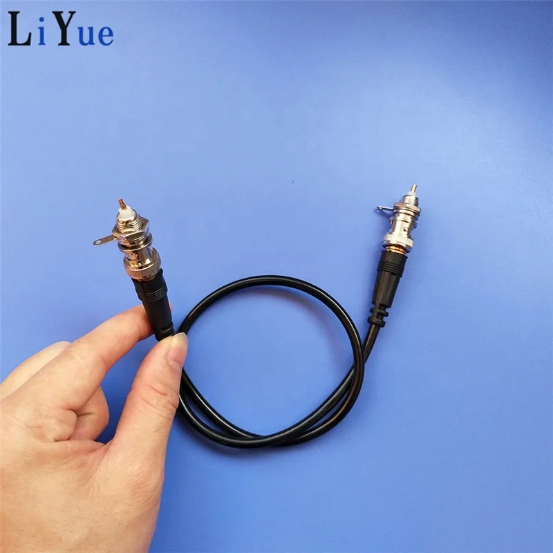 BNC male to male Q9 cable connector Monitor video line bnc cable connection