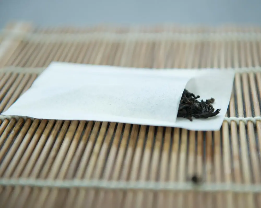 Natural Wood pulp paper Fiber empty tea bag  Biodegradable for bag packaging