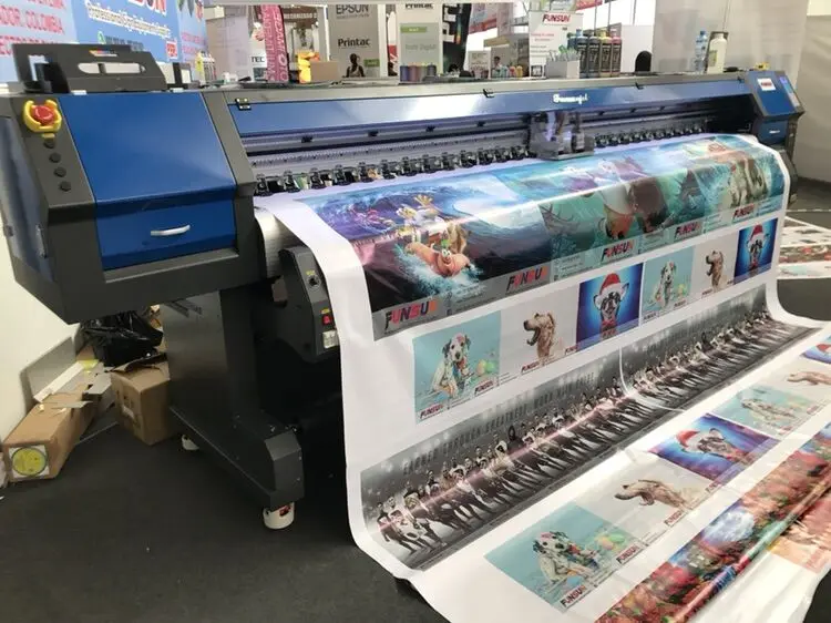 Top selling 3.2m Funsunjet FS-3202 used digital flex banner printing machine 1440dpi