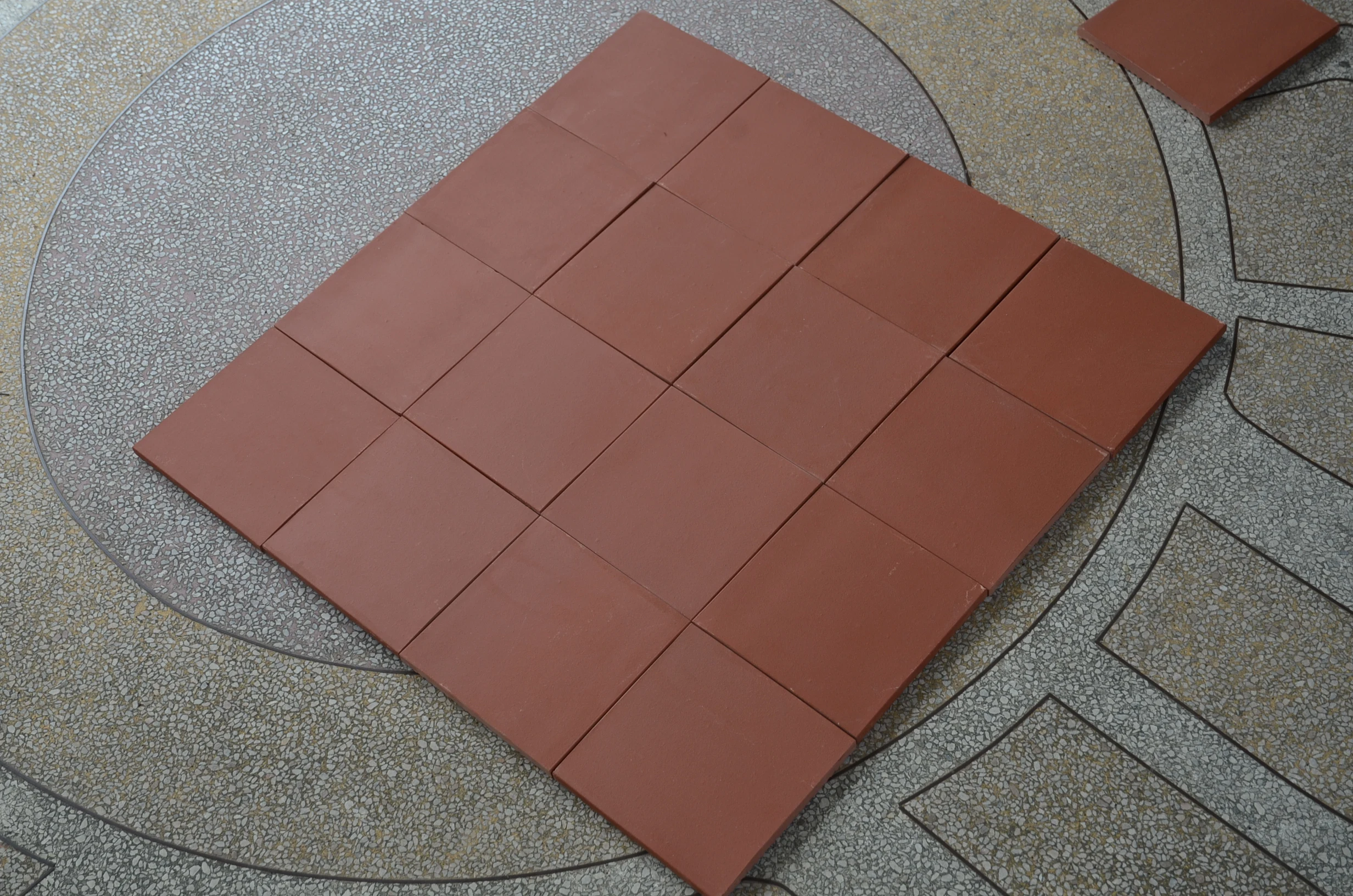 Matte Luster 150x150 Rustic Classic Rectangular Terracotta Floor Ceramic Tiles Brick Firebrick for Exterior Wall Use