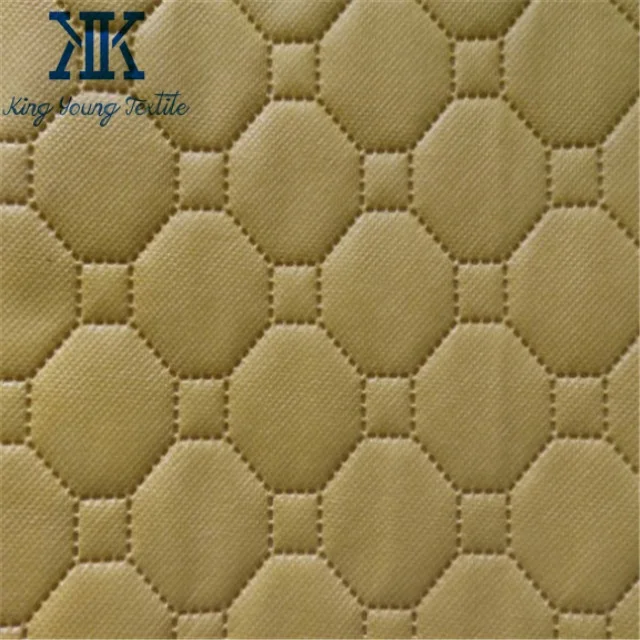 high quality 200cm 220cm 240cm width 3 layer ultrasonic quilted breathable mesh mattress ticking fabric