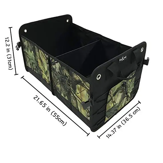 Big Ant Car Trunk Organizer Durable Collapsible Cargo Storage Trunk Organizer with Straps to Prevent Sliding-Best for SUV, Truck