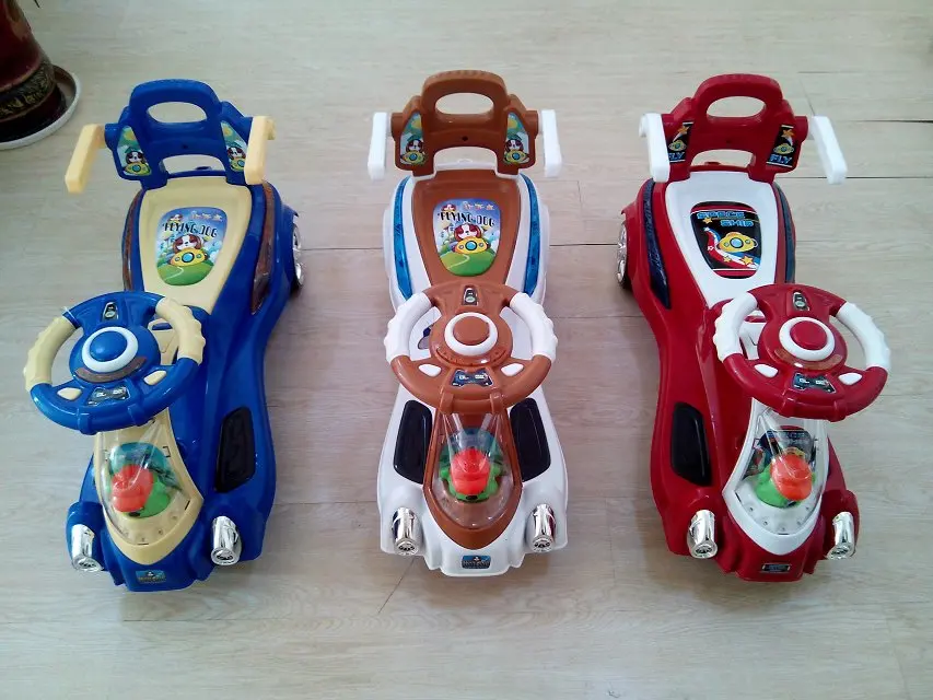 New Twist Trolley Plastic Pedal Toy Kids Battery Rride On Car For Sale