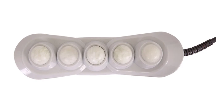 POP RELAX thermal korea music jade massage bed hot stone rolling  therapeutic electric heating spine care massage bed