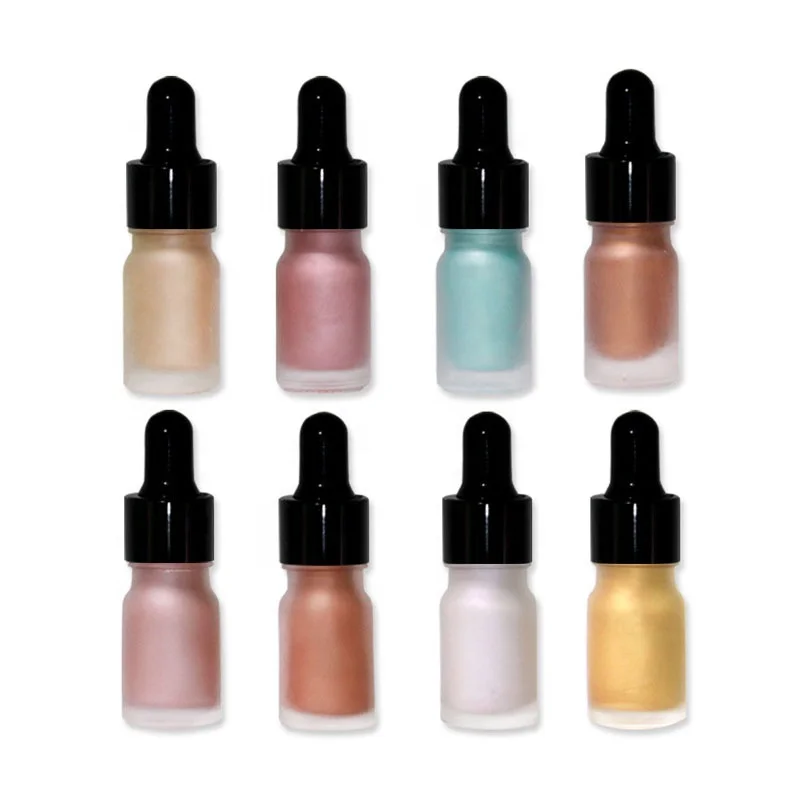 Professional face brighten cream illuminating loose powder highlighter makeup private label