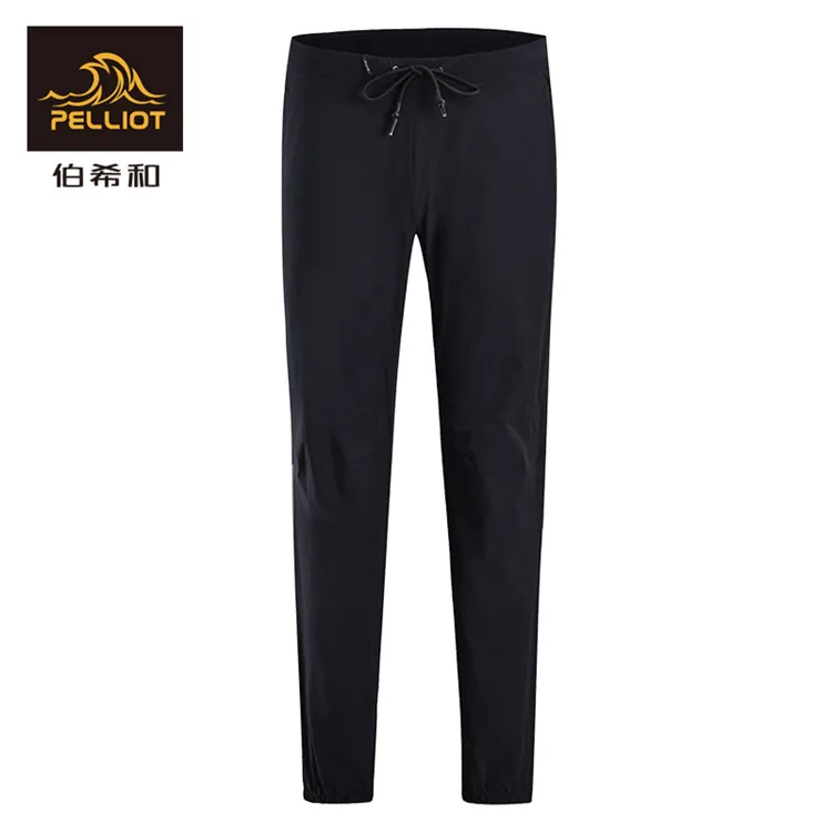 
Fitted Gym Sweat-wicking Men Sports With Zipper Pocket Running Training Jogger Pants 