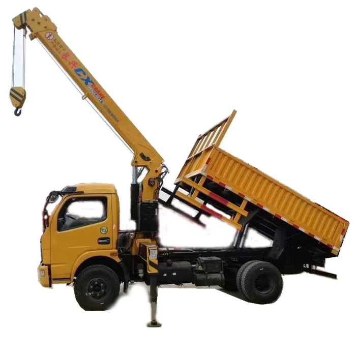 4 Ton Cargo Crane dump Truck for sale