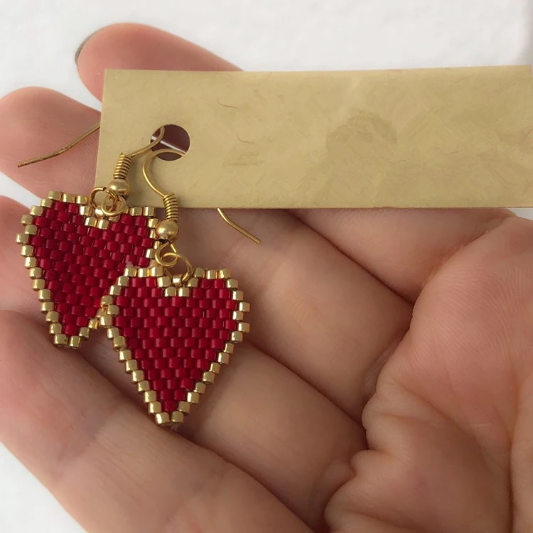 MI-E190006 Moyamiya Factory price custom fashion luxury earring miyuki earrings