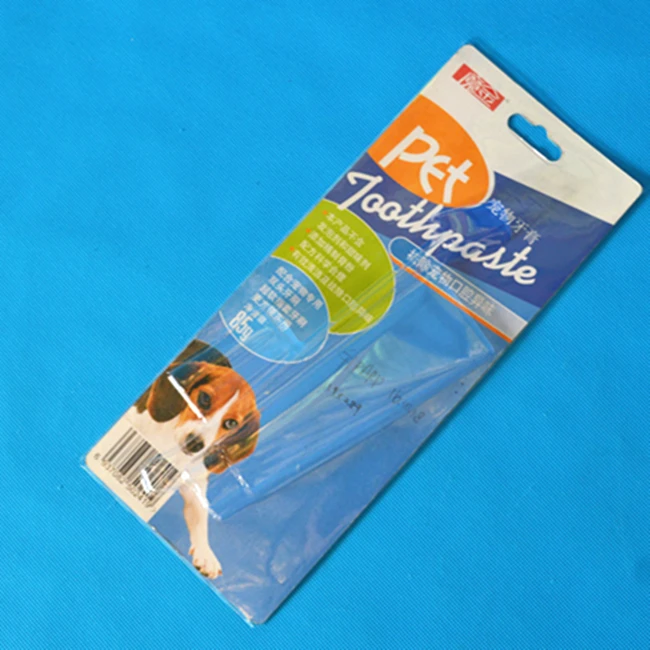 
Emplty diy custom plastic packaging printed card blister for pet toothbrush 