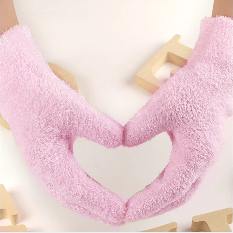 Уход за ногами силиконовые перчатки гелевые Спа носки Перчатки для спа увлажняющая отбеливающая отшелушивающая маска ног Антивозрастная косметическая рук