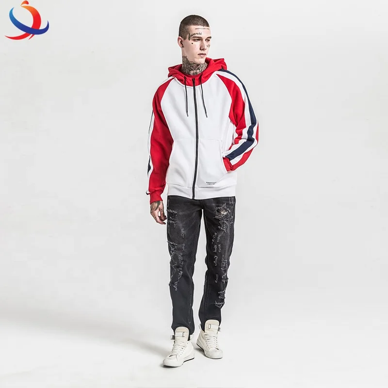 custom school uniform fashion streetwear  zipper hoodie for man clothing manufactures sweat wear teenager Heavy fleece jumper