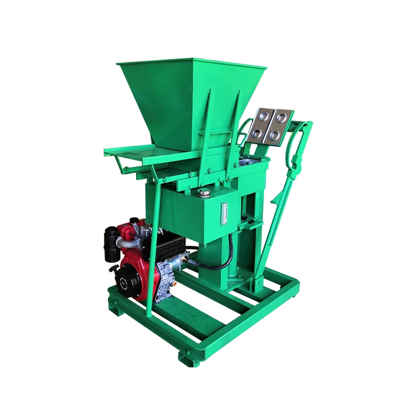 HBY2-15 small hydraulic press clay brick machine soil interlocking brick machine in kenya