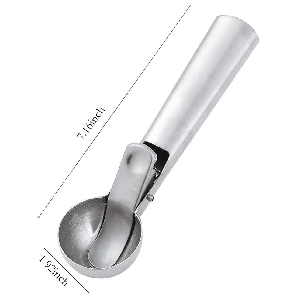 Easy Trigger Professional Stainless Steel Ice Cream Scoop