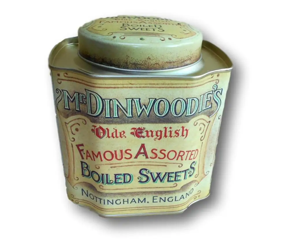 China Manufacturer Lovely Stainless Steel Oval Cake Tin Jar