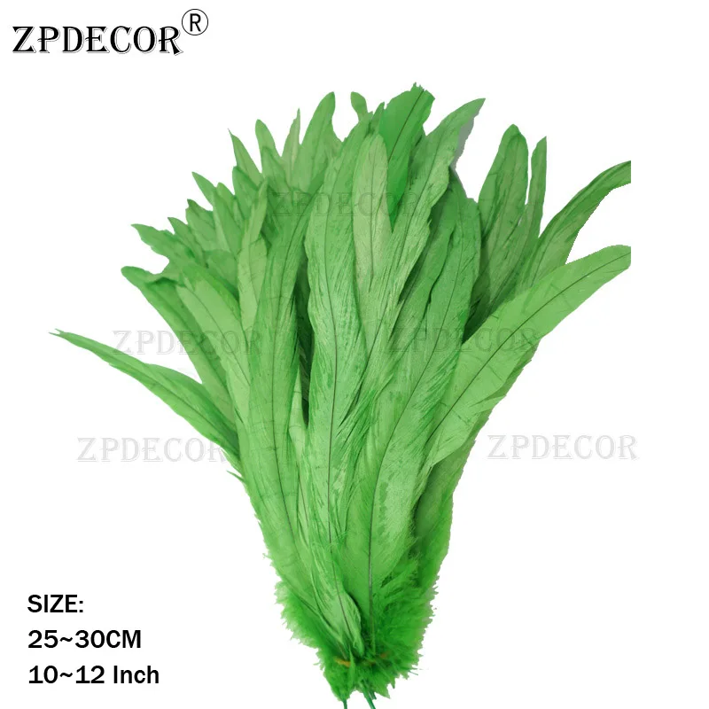 25-30 CM 1pack 100 PCS  Cheap Rooster Tail Feathers for DIY or Arts and crafts