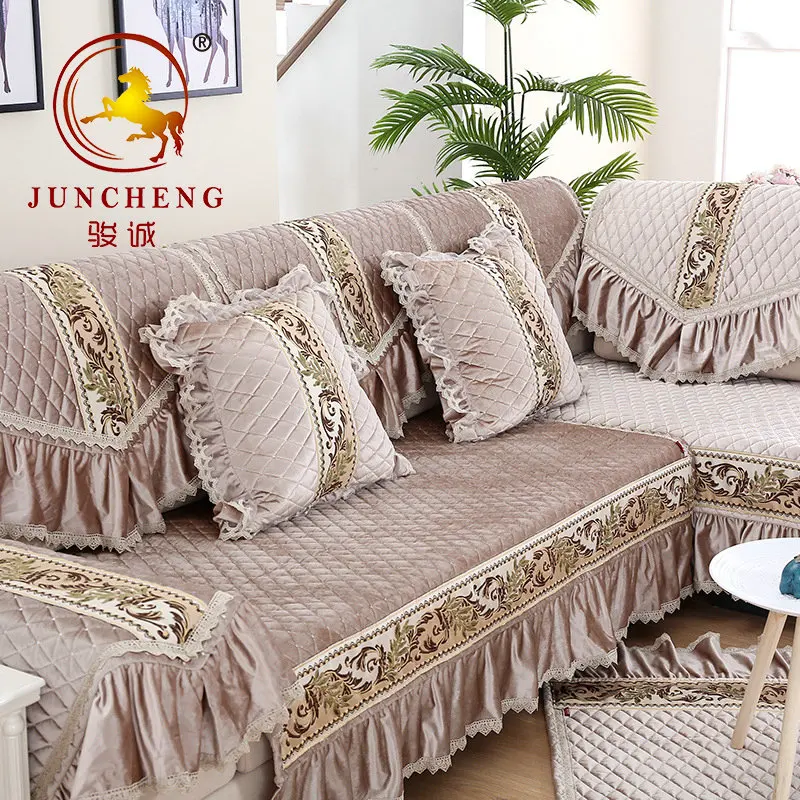 different color customized slip-resistant waterproof protective sectional sofa cover