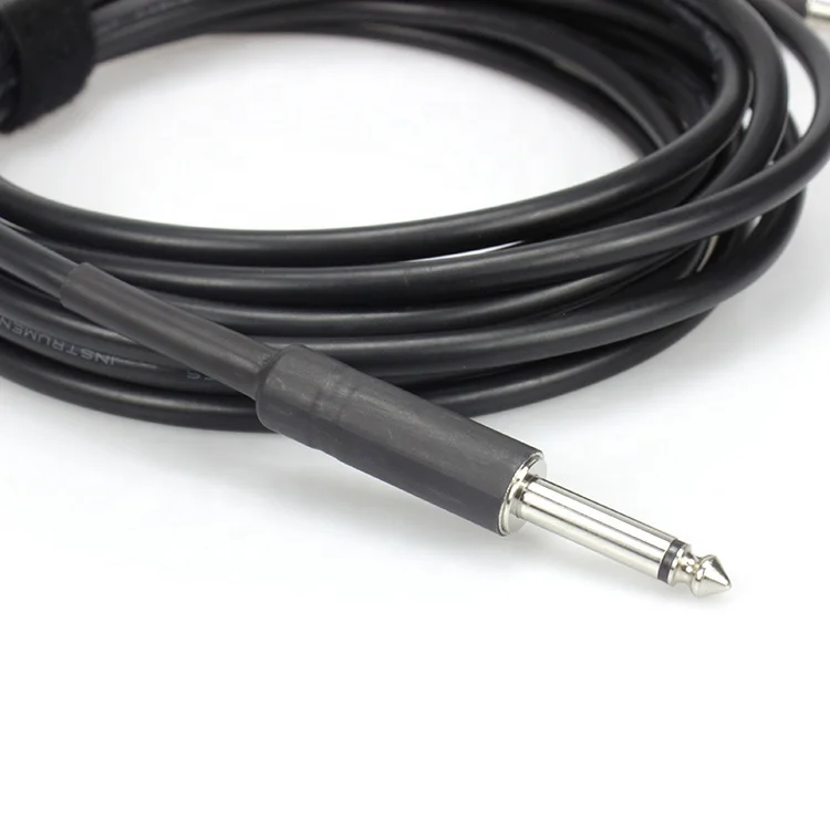 Соединительный кабель для электрогитары под прямым углом 3 м 6 м 10 м 6,35 мм