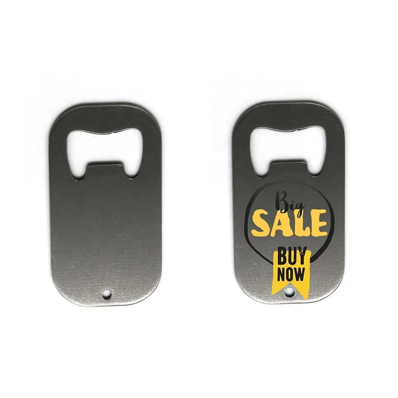 Cheap Promotional Custom Design Sublimation Blank Steel Beer Bottle Opener