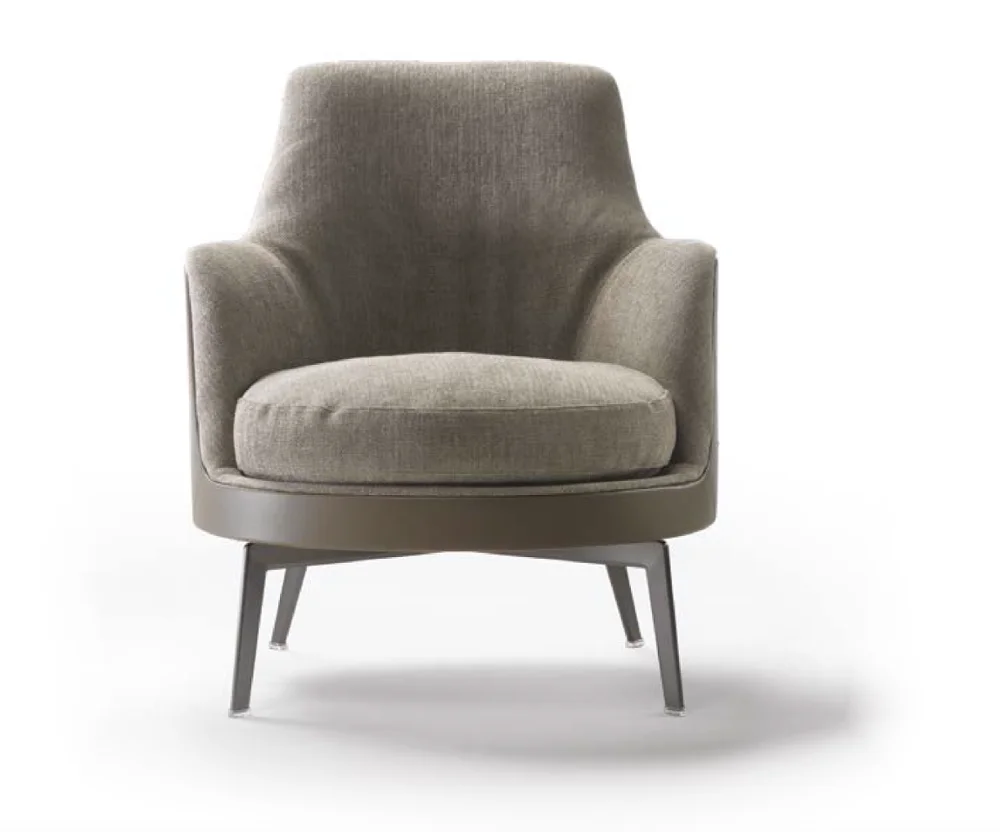 
Bronze color leather hotel lounge chair stainless steel base hotel sofa chair modern design hotel lounge chair 